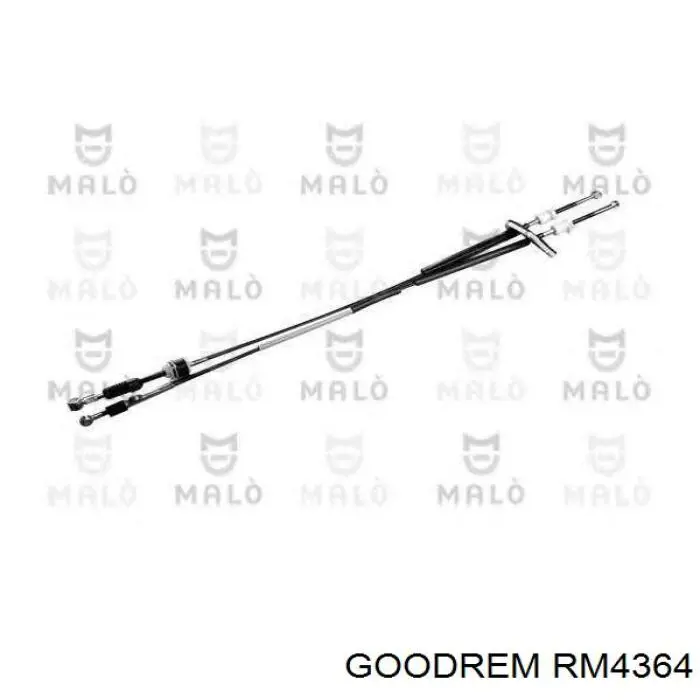 Трос перемикання передач, здвоєний Goodrem RM4364 ціна, від 70.77 USD