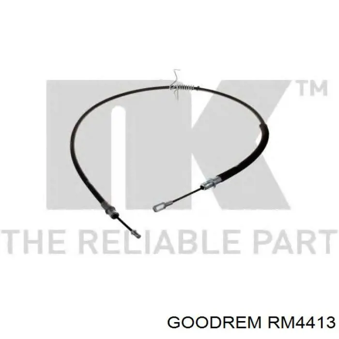 Трос стоянкового гальма задній лівий Goodrem RM4413 ціна, від 14.21 USD