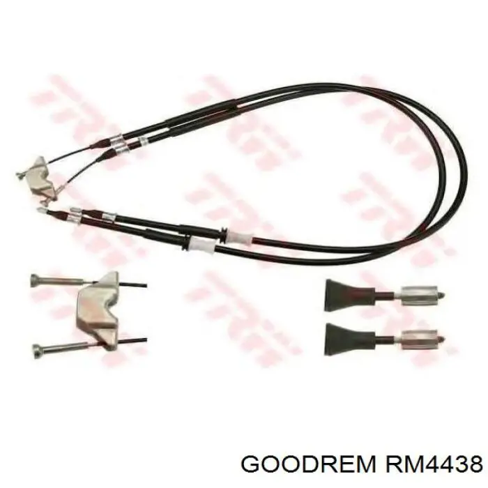 RM4438 Goodrem Трос ручного гальма задній, правий/лівий