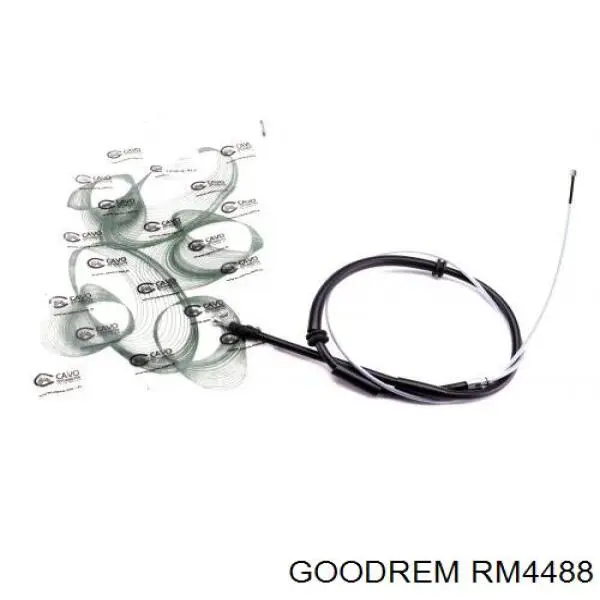 RM4488 Goodrem Трос ручного гальма задній, правий/лівий