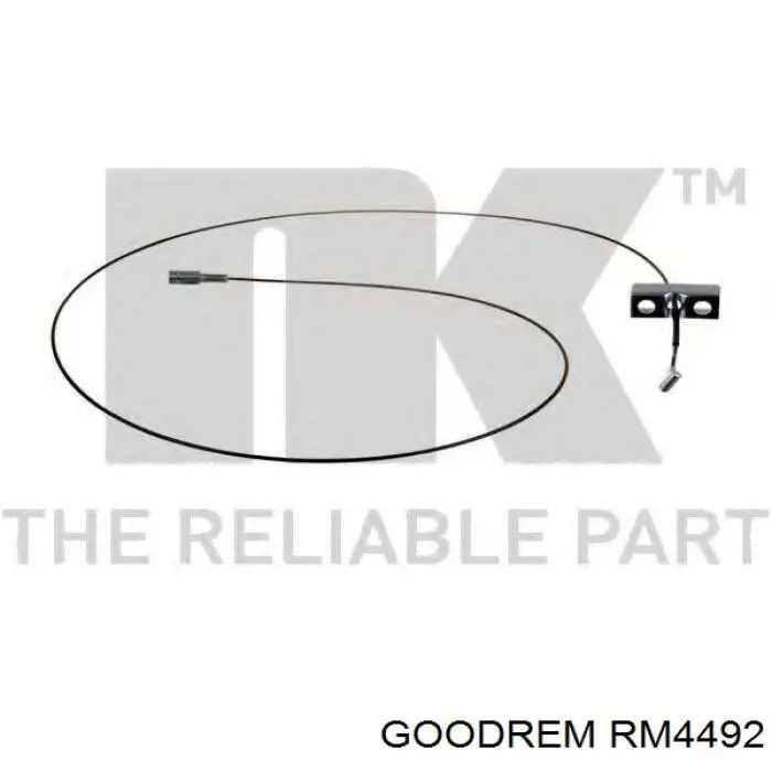 Трос ручного гальма, проміжний Goodrem RM4492 ціна, від 5.79 USD
