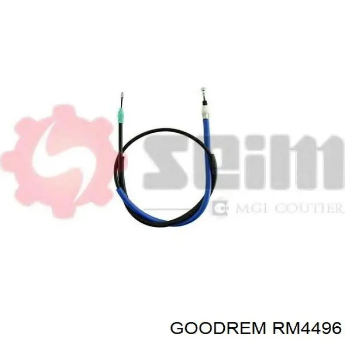 Трос ручного гальма задній, лівий RM4496 Goodrem