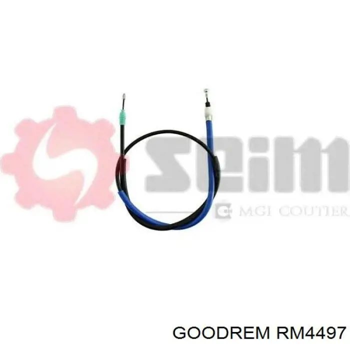 Трос стоянкового гальма задній лівий Goodrem RM4497 ціна, від 7.59 USD