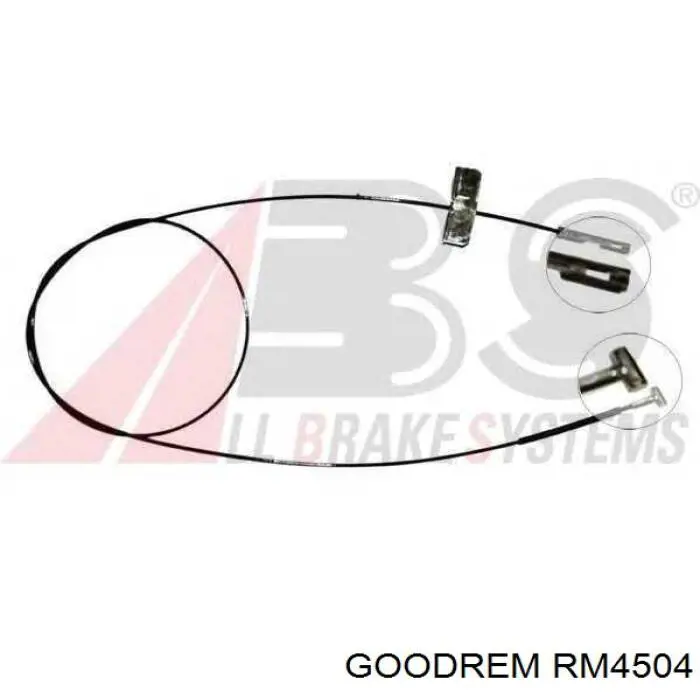 Купити RM4504 Goodrem Трос ручного гальма, проміжний