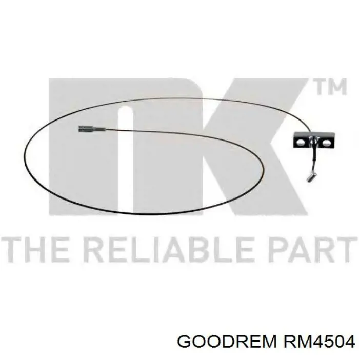 Трос ручного гальма, проміжний Goodrem RM4504 ціна, від 9.40 USD