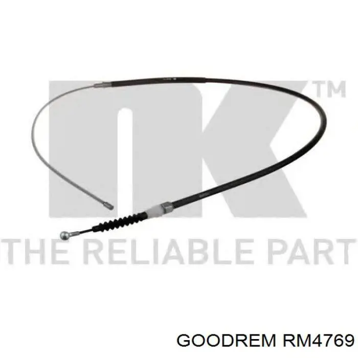 RM4769 Goodrem трос ручного гальма задній, правий/лівий