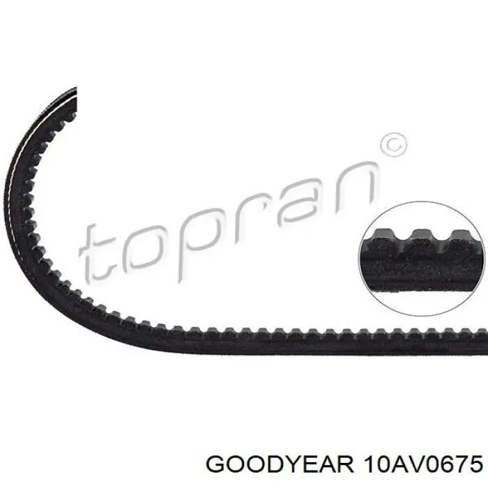 Купити 10AV0675 Goodyear Ремінь генератора