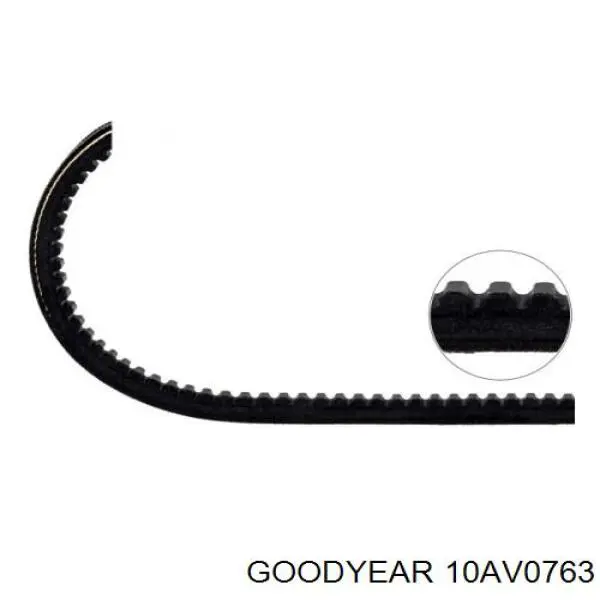 10AV0763 Goodyear Поліклиновий ремінь