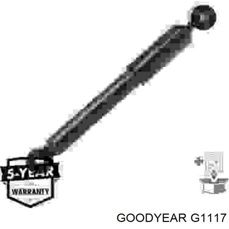 G1117 Goodyear ремінь грм