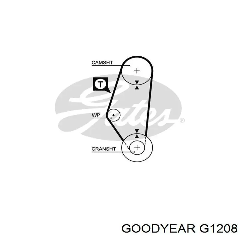G1208 Goodyear ремінь грм