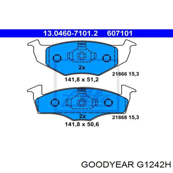 G1242H Goodyear Ремінь двигуна