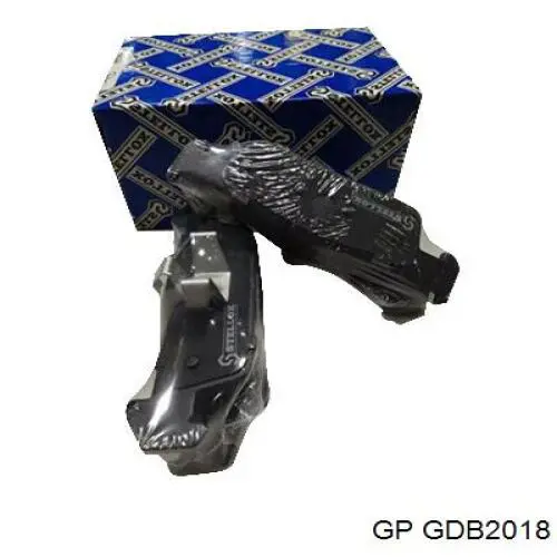 GDB2018 GP колодки гальмівні передні, дискові