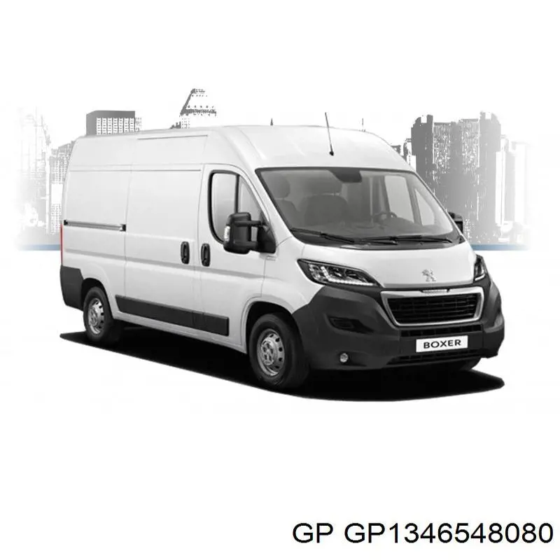Обмежувач відкриття дверей, задній GP1346548080 GP
