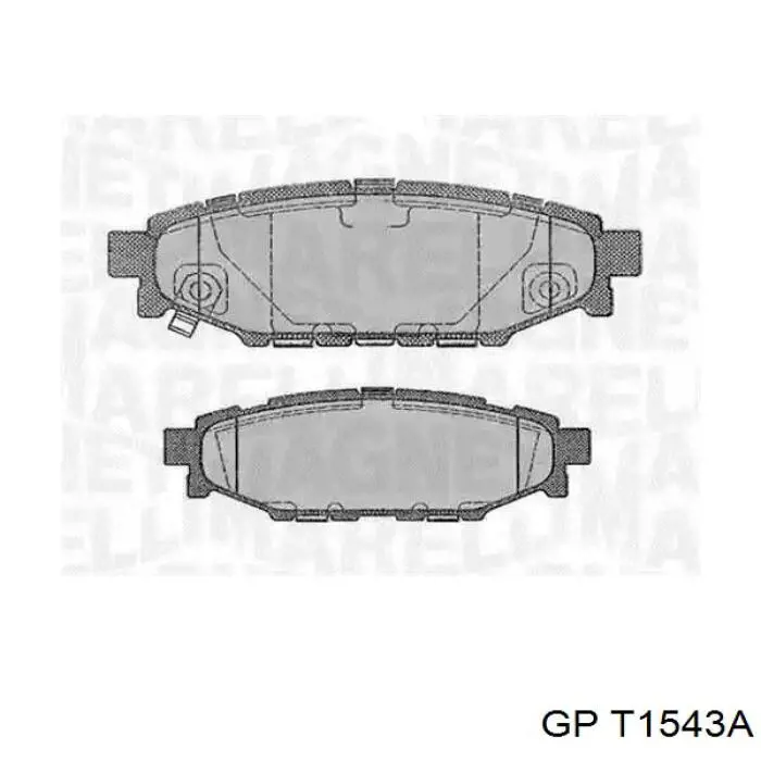 Піввісь (привід) передня, ліва T1543A GP