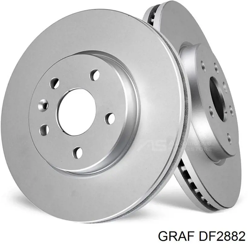 Диск переднього гальма Graf DF2882 ціна, від 19.65 USD