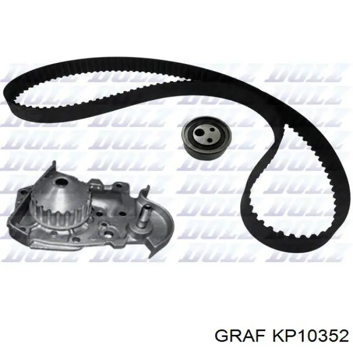 Комплект ГРМ Graf KP10352 ціна, від 54.17 USD