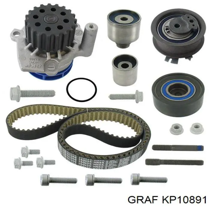 Комплект ГРМ Graf KP10891 ціна, від 144.89 USD