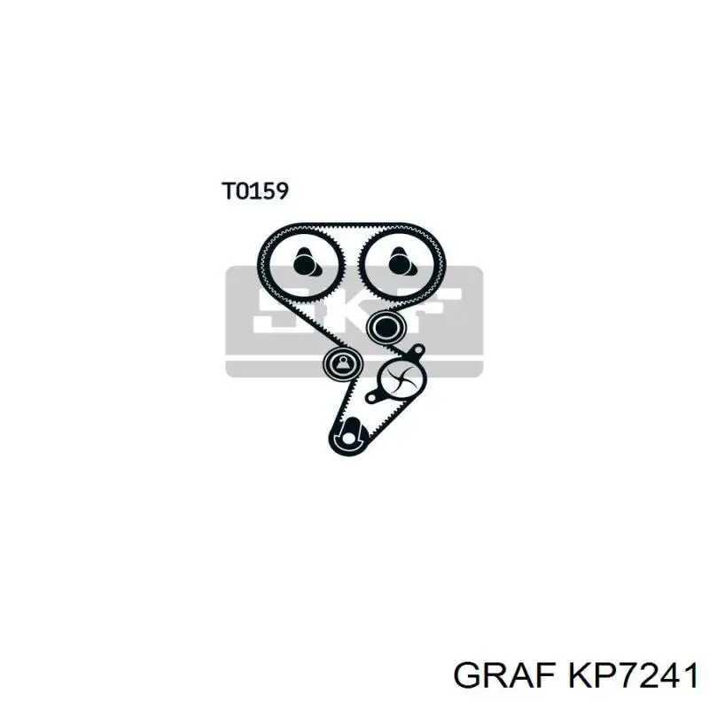 Ремкомплект ГРМ Graf KP7241