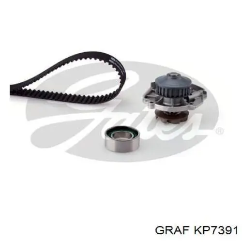 Комплект ГРМ Graf KP7391 ціна, від 47.22 USD