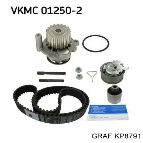 Комплект ГРМ Graf KP8791 ціна, від 116.98 USD