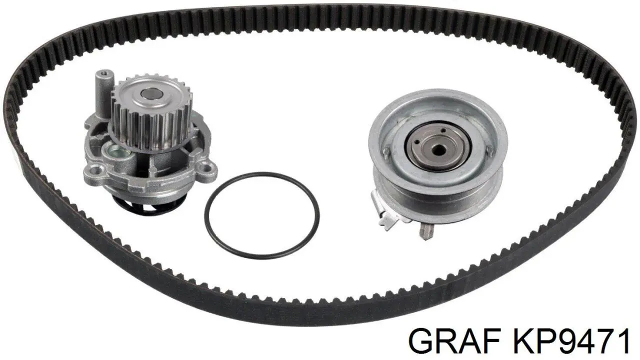 Комплект ГРМ Graf KP9471 ціна, від 77.86 USD