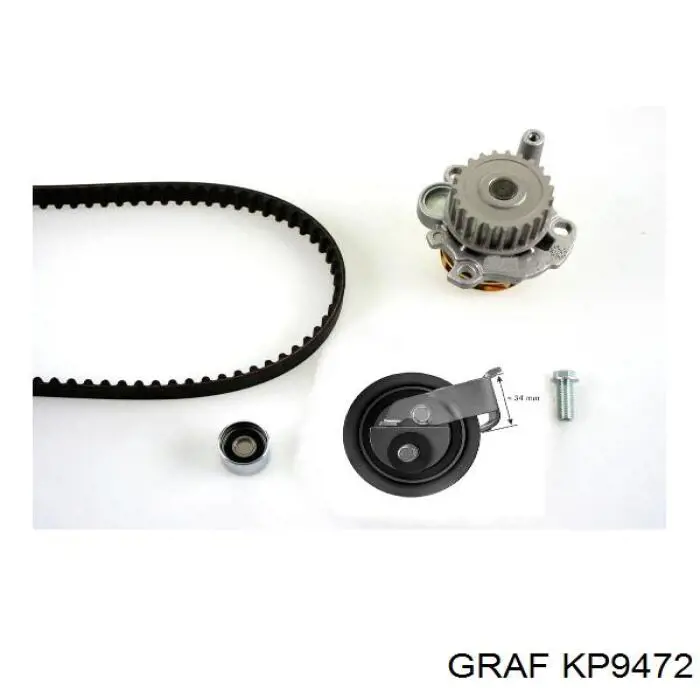 KP9472 Graf комплект грм