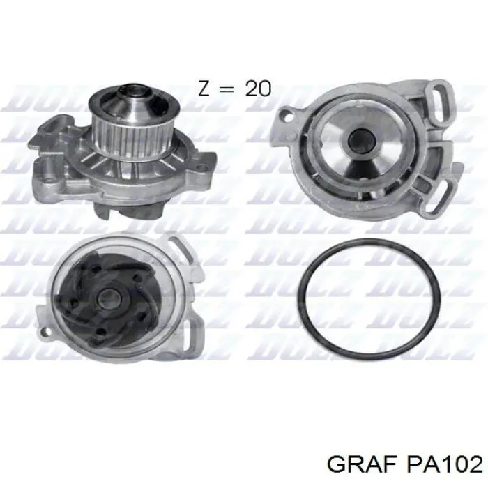 Помпа охолодження Graf PA102 ціна, від 28.67 USD