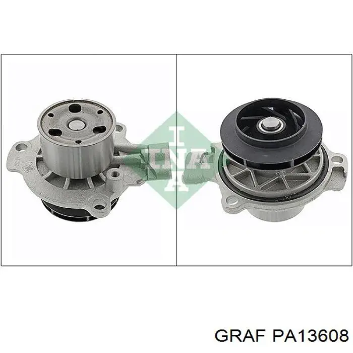 Помпа охолодження Graf PA13608 ціна, від 38.60 USD