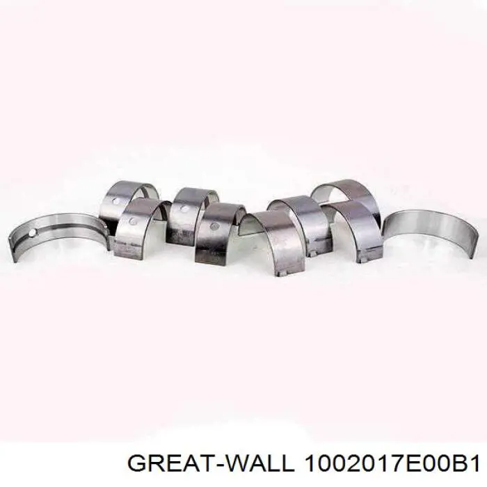 1002017E00B1 Great Wall Вкладиші колінвала, корінні, комплект, стандарт (STD)