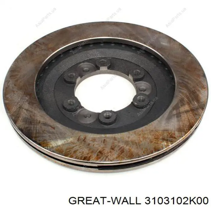 3103102K00 Great Wall диск гальмівний передній