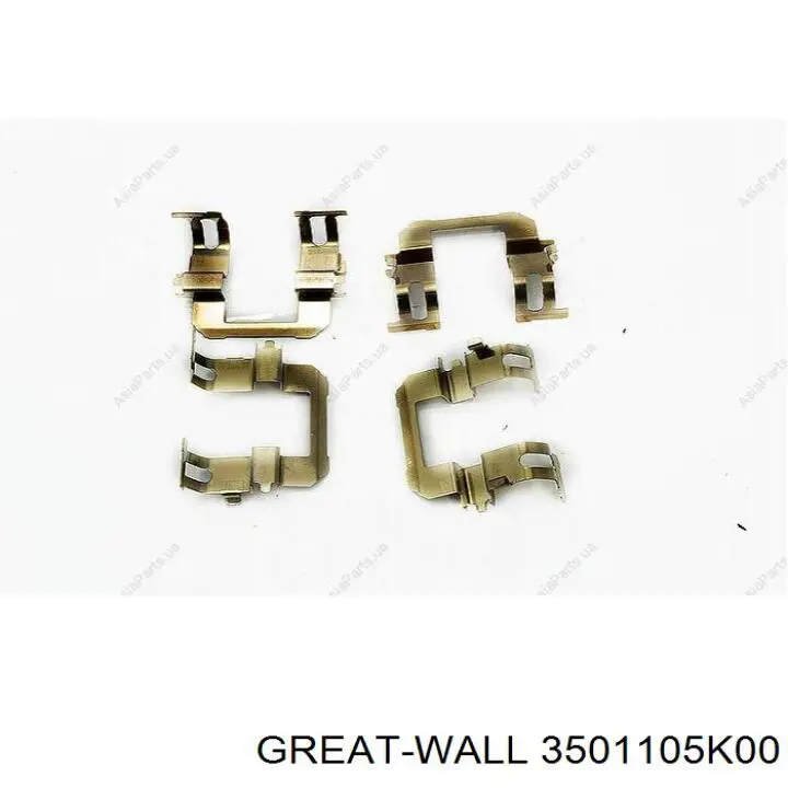 3501105K00 Great Wall Ремкомплект торм. колодок