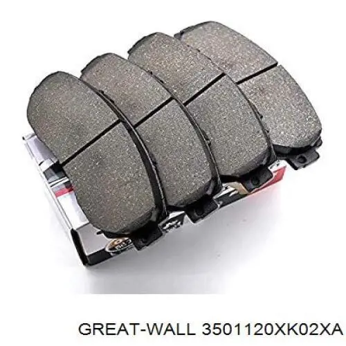 Колодки гальмівні передні, дискові на Great Wall Hover H6 