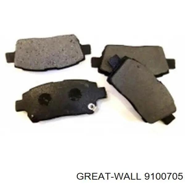 9100705 Great Wall Передні гальмівні колодки