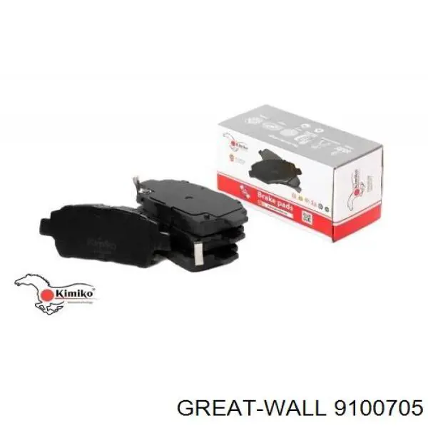 Гальмівні колодки Great Wall 9100705 ціна, від 13.08 USD