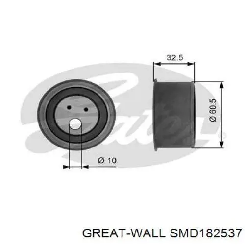Ролик натяжителя ременя газорозподілу Great Wall SMD182537 ціна, від 12.05 USD