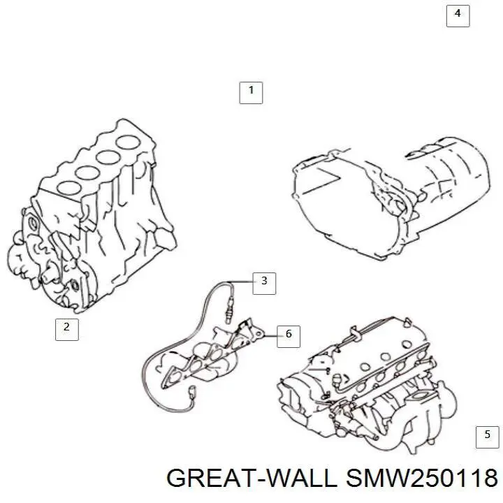 MAP сенсор Great Wall SMW250118 ціна, від 7.42 USD