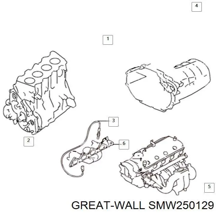 Купити SMW250129 Great Wall Датчик положення (оборотів) коленвалу