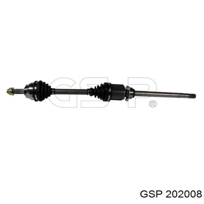 Піввісь передня, права GSP 202008 ціна, від 114.15 USD