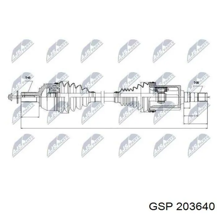 Привід передній лівий Volvo 36010164 ціна, від 99.94 USD