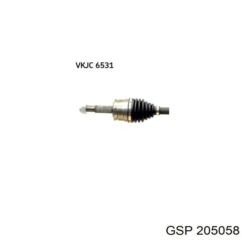 Привід передній лівий Mitsubishi MR582021 ціна, від 73.48 USD