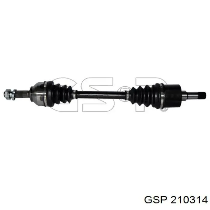 00003272RY Peugeot/Citroen Привід лівий