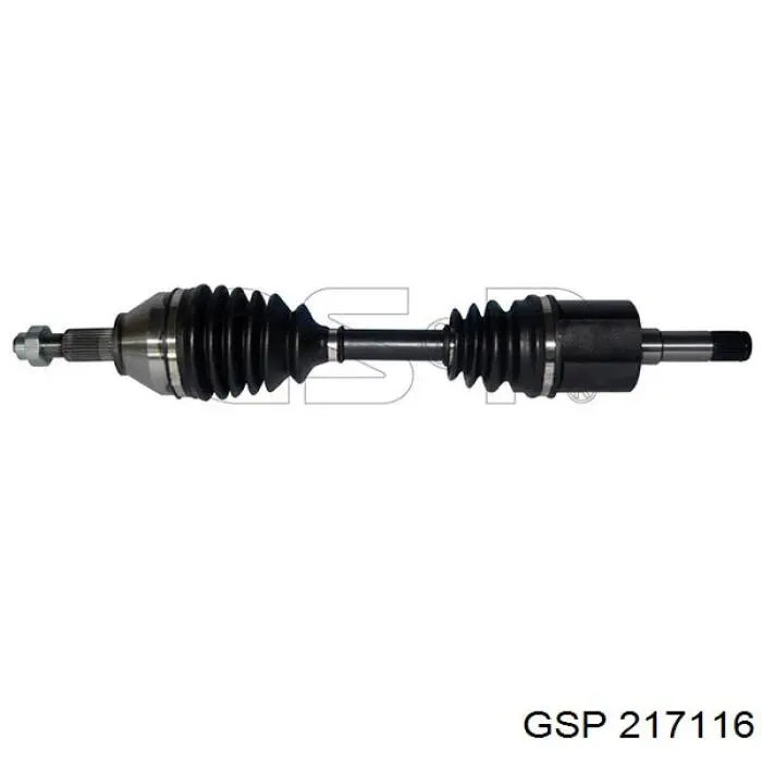 Привід передній лівий GSP 217116 ціна, від 94.85 USD