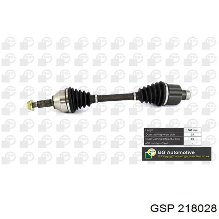 Піввісь права TDS0054 Magneti Marelli