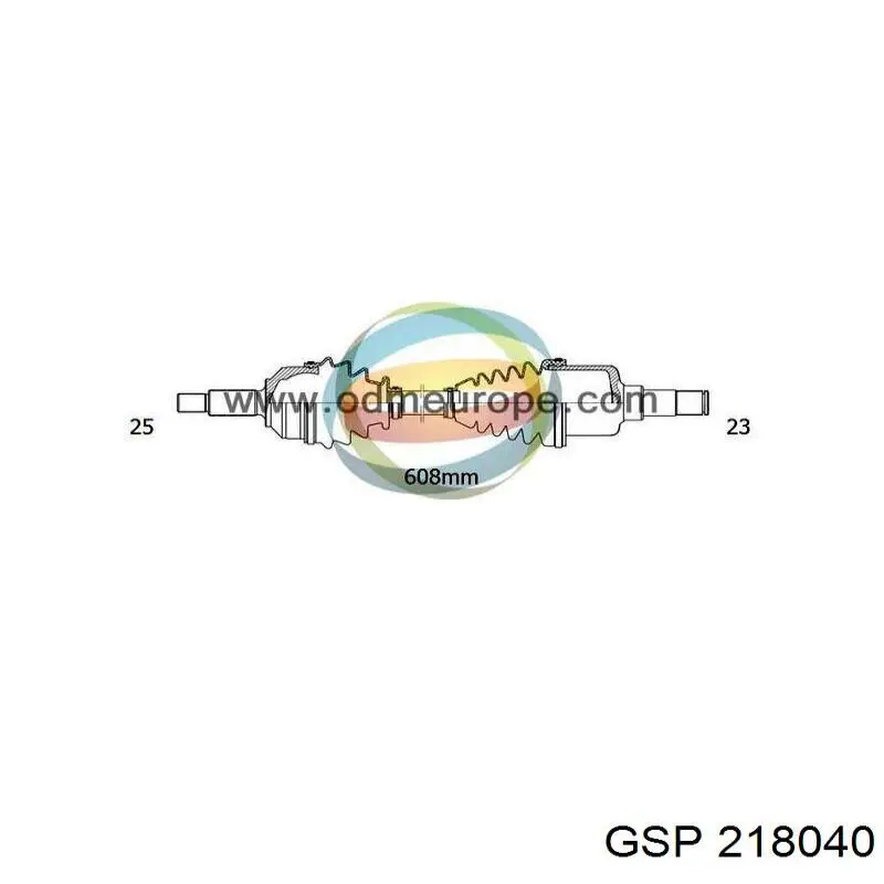 Привід передній лівий Ford R97FX3220CA ціна, від 116.28 USD