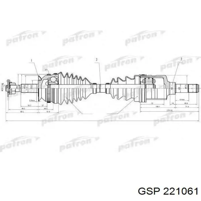 Піввісь передня, права Opel 13170876 ціна, від 71.24 USD