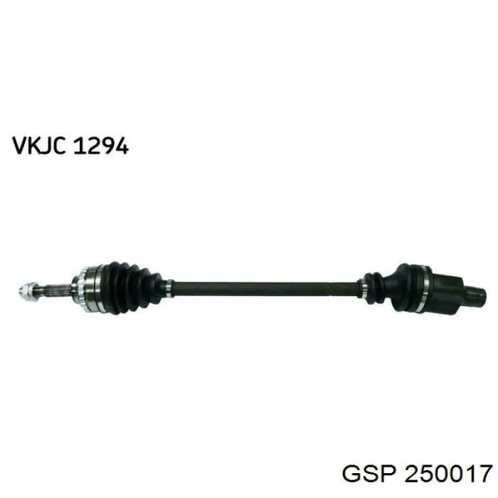 Піввісь передня, права GSP 250017 ціна, від 66.51 USD