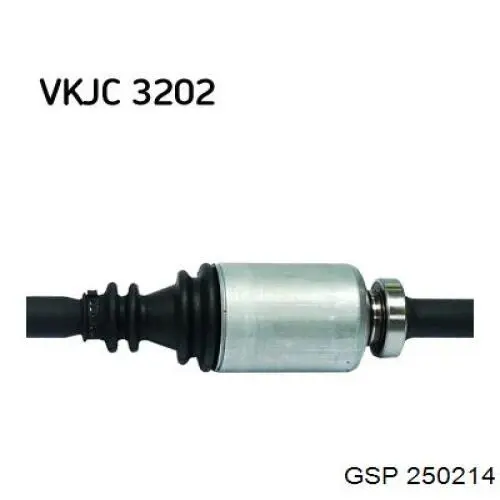 Піввісь передня, права GSP 250214 ціна, від 89.52 USD