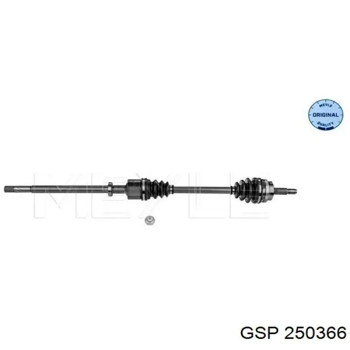 Піввісь передня, права GSP 250366 ціна, від 113.05 USD