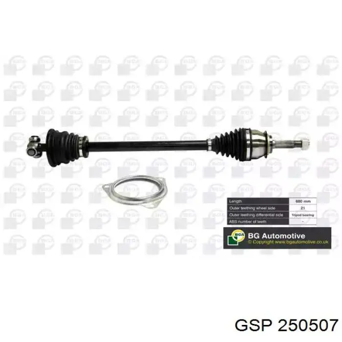 Піввісь передня, права Renault (RVI) 391009727R ціна, від 90.10 USD
