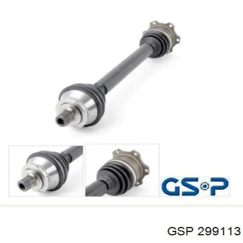 Піввісь передня, права GSP 299113 ціна, від 91.20 USD